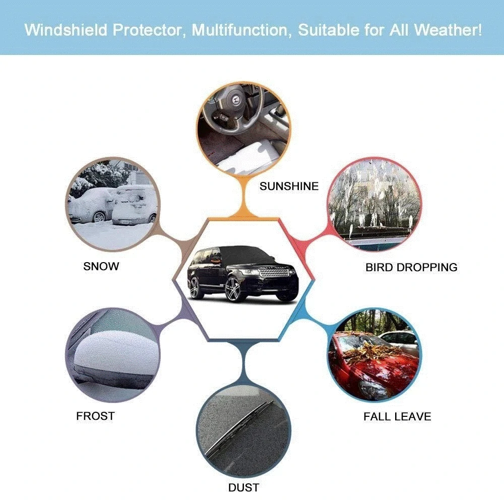 (🎄Early-Christmas Flash Sale🎄-48% OFF)Universal Premium Windshield Snow Cover Sunshade - Image 8
