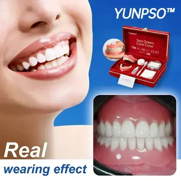 Medical Full Denture with Strong Suctiond Custom-Fit Full Functional Dentures
