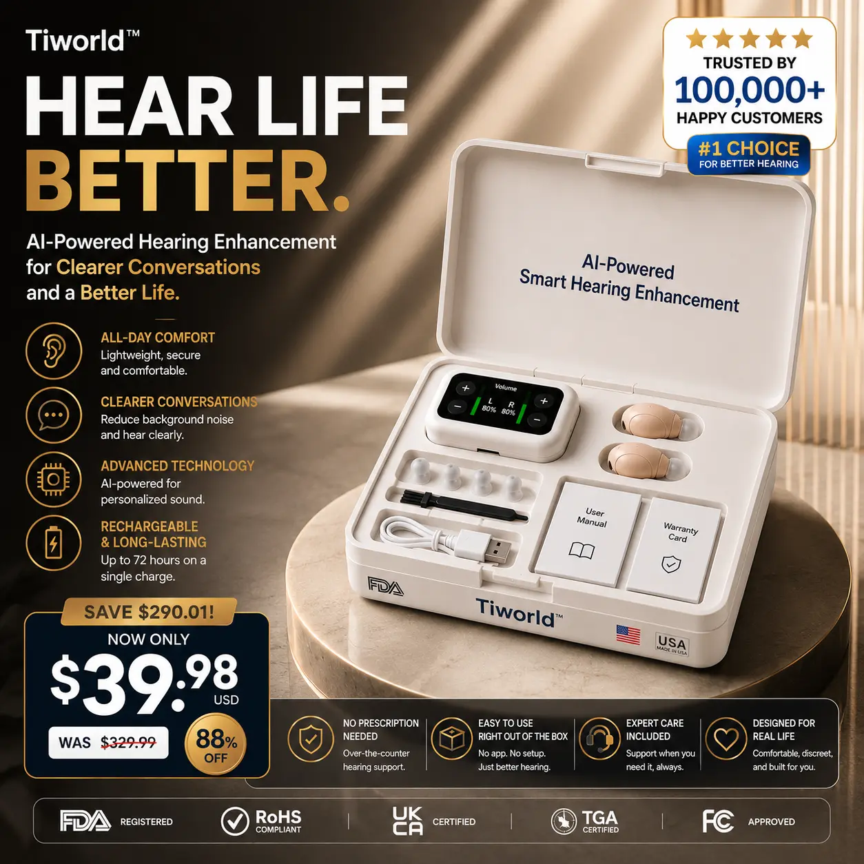 Atom X Smart Hearing Aids - Image 2