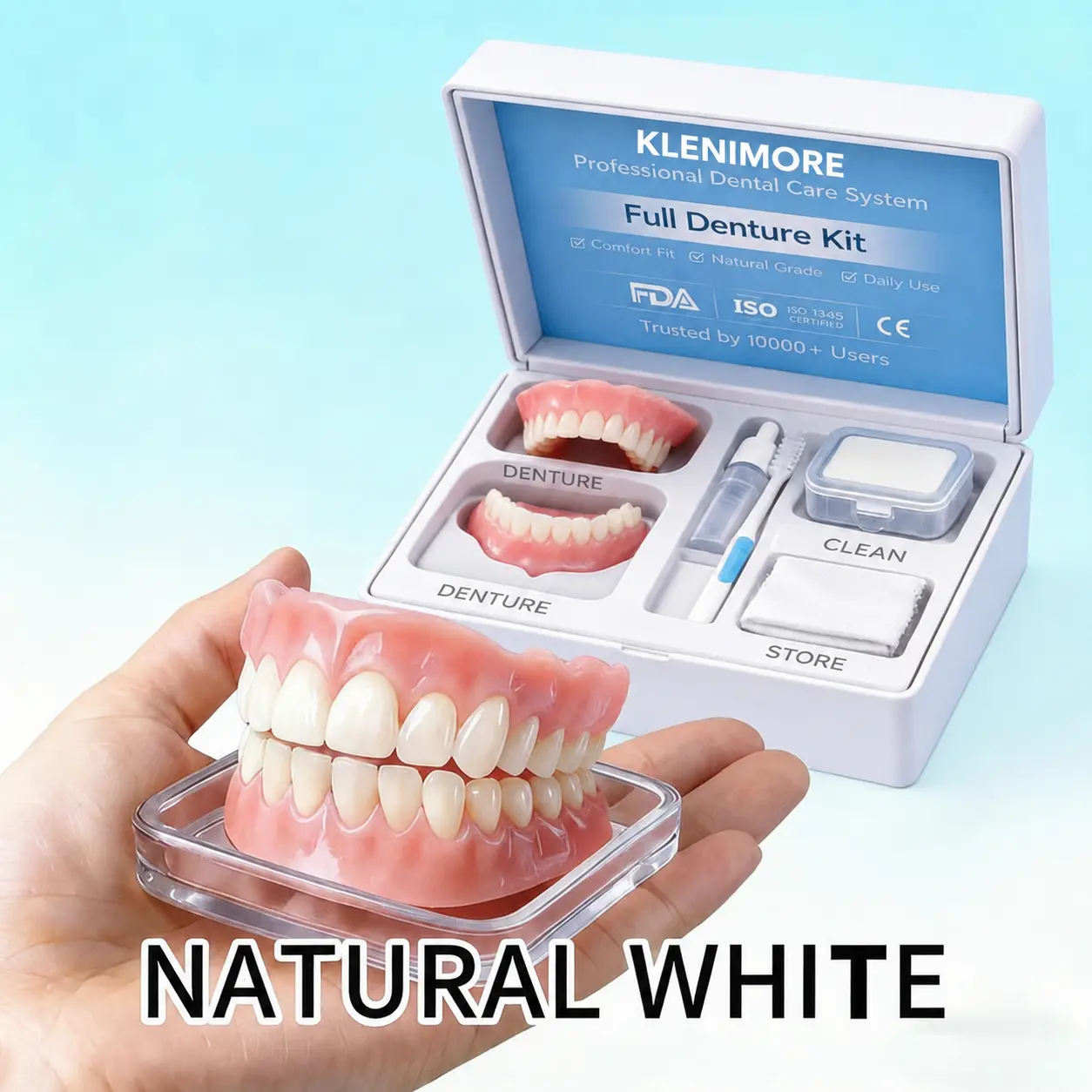 ⏰ Custom-Fit Dentures ENDS TODAY 70% OFF | Smile with Confidence - Image 3