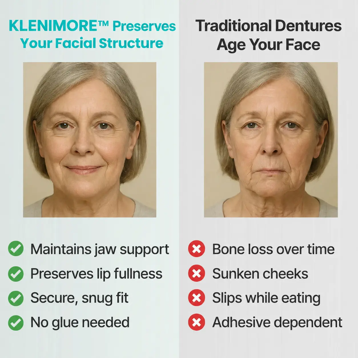 ⏰ Custom-Fit Dentures ENDS TODAY 70% OFF | Smile with Confidence - Image 4