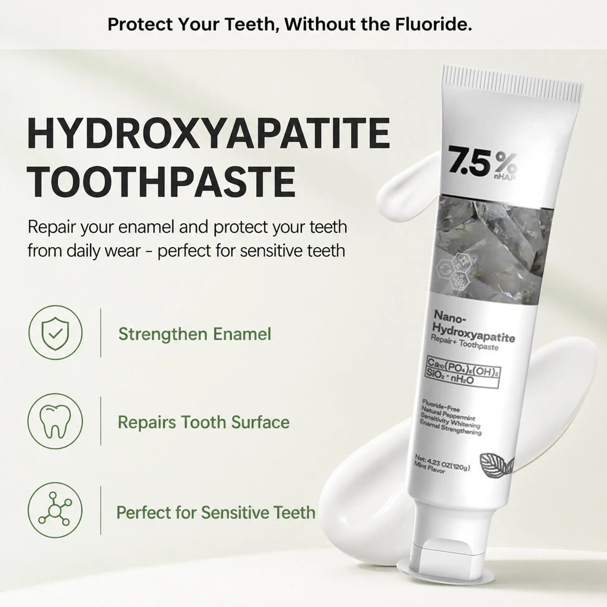 NESLEMY-Hydroxyapatite Whitening Toothpaste - Image 4