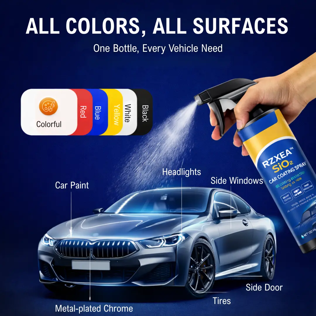 SiO₂ Ceramic Car Coating Spray - Ultimate Hydrophobic Protection & UV Shield - Image 6