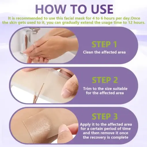 Soluble Microneedle Botanical Skin Tag Removal Patch - Image 14