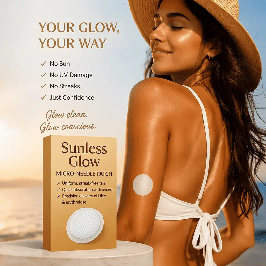 Sunless Glow Micro-Needle Tanning Patch - Image 8