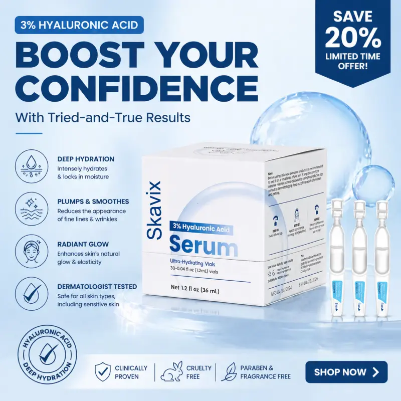 3% Hyaluronic Acid Ultra Hydrating Serum - Image 3