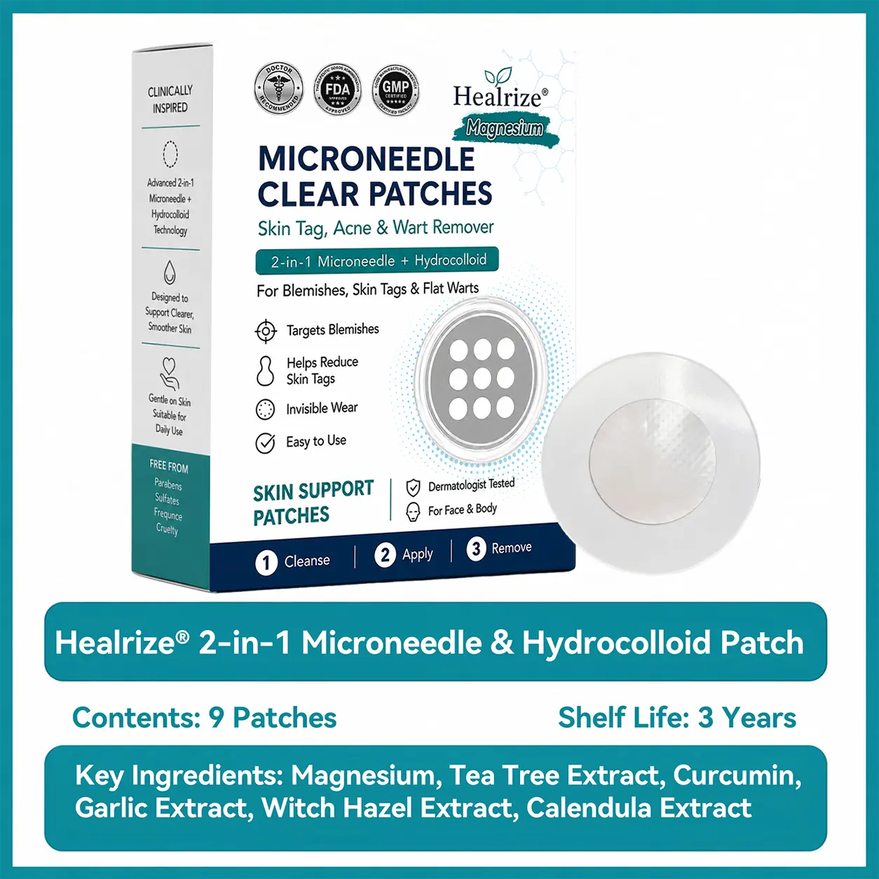 2-in-1 Microneedle & Hydrocolloid Patch - Image 11