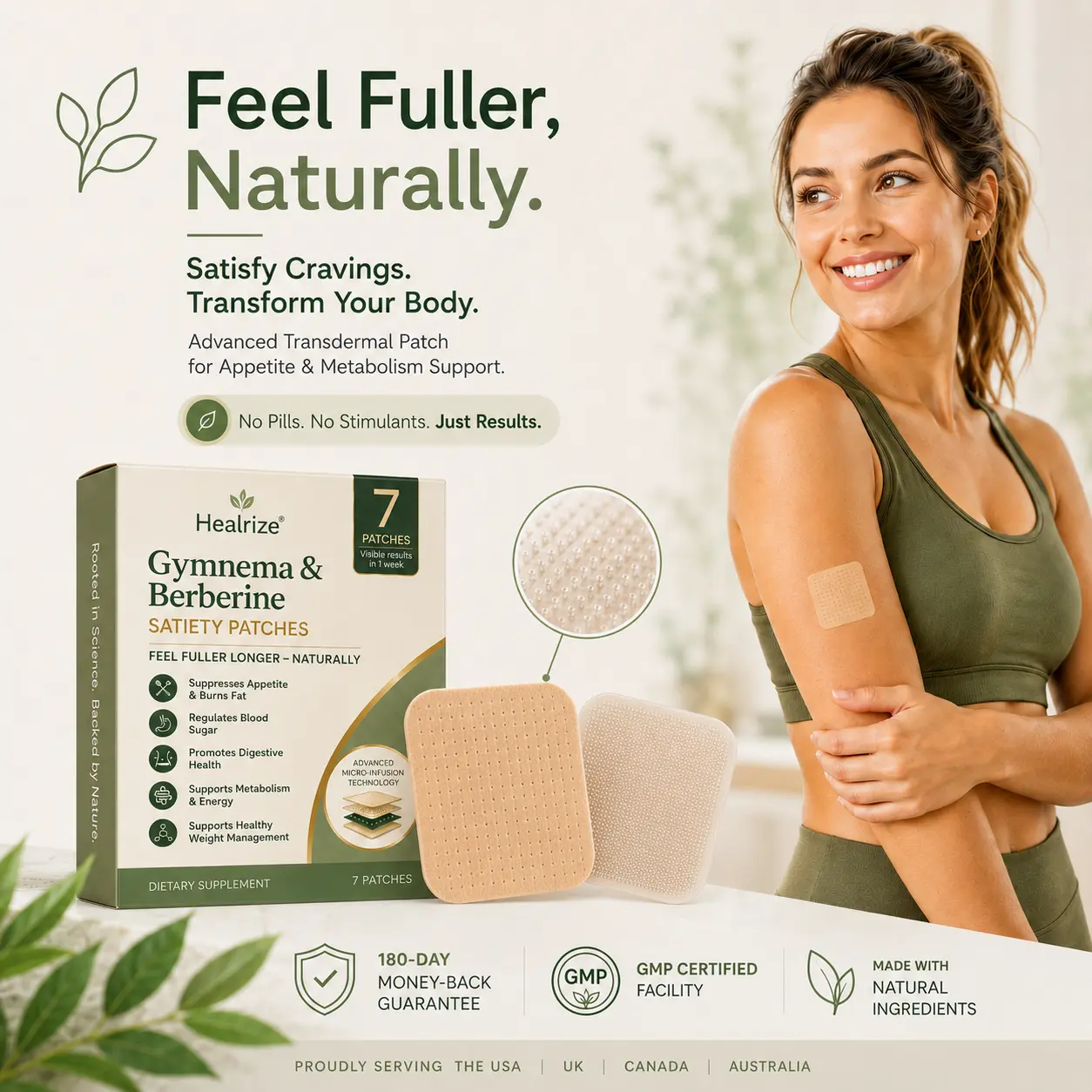 Gymnema & Berberine Advanced Nano-microneedles Patch