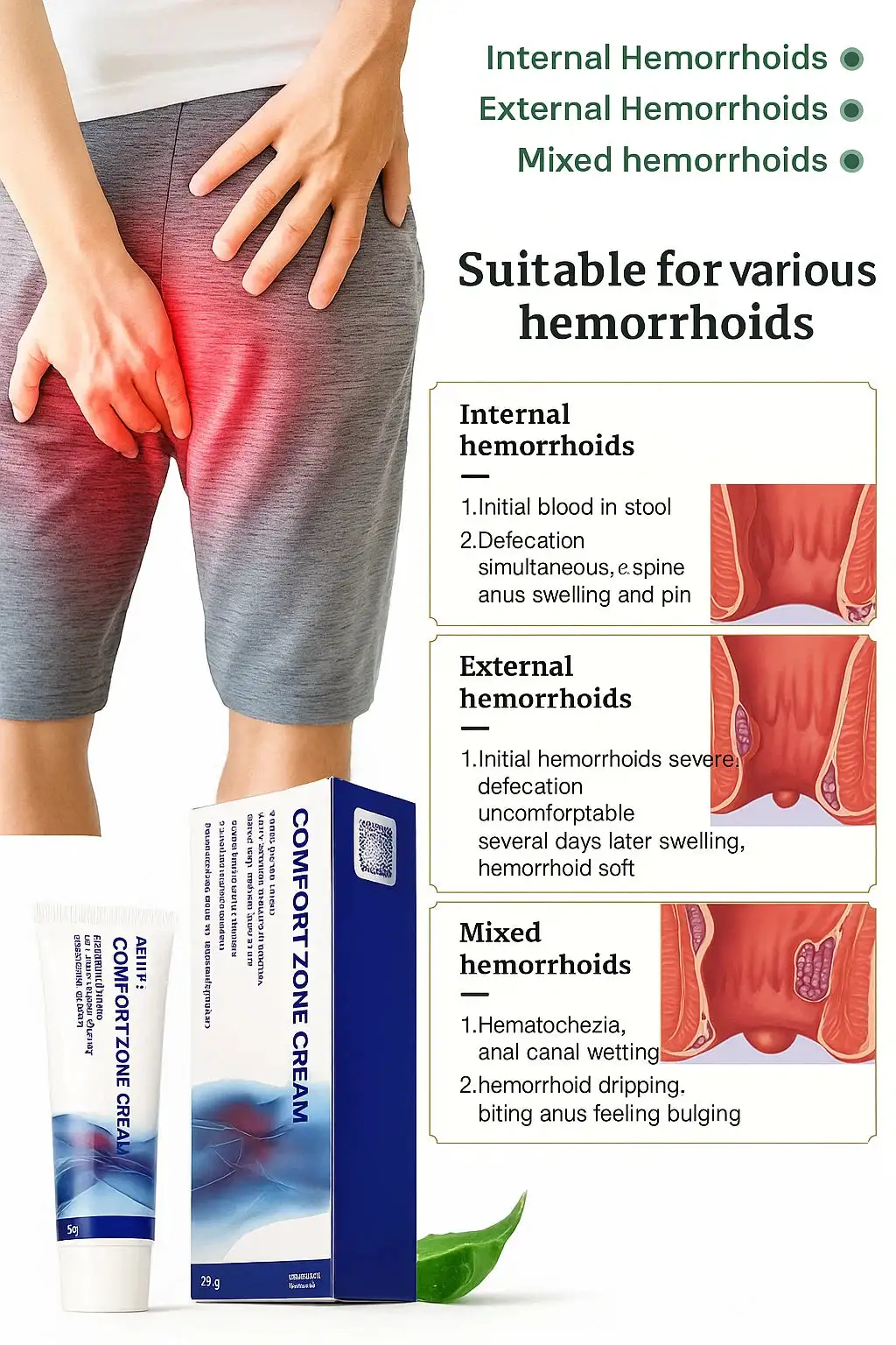 Hemorrhoid Cream – Fast Relief from Pain - Itching & Swelling - Image 8
