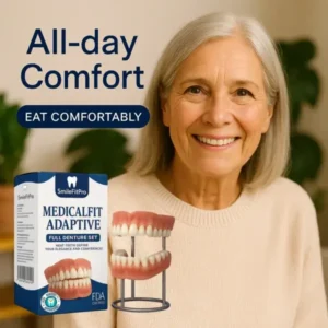 – MedicalFit Adaptive Dentures – Suitable for all mouth shapes perfect fit