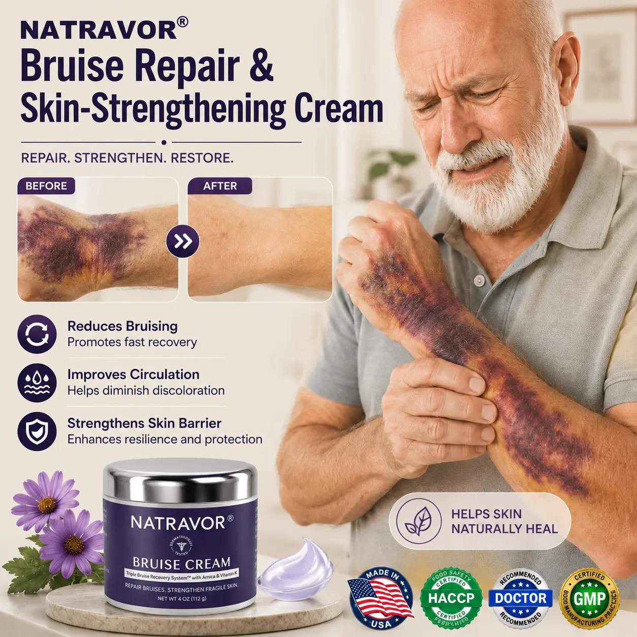 Bruise Repair & Skin-Strengthening Cream