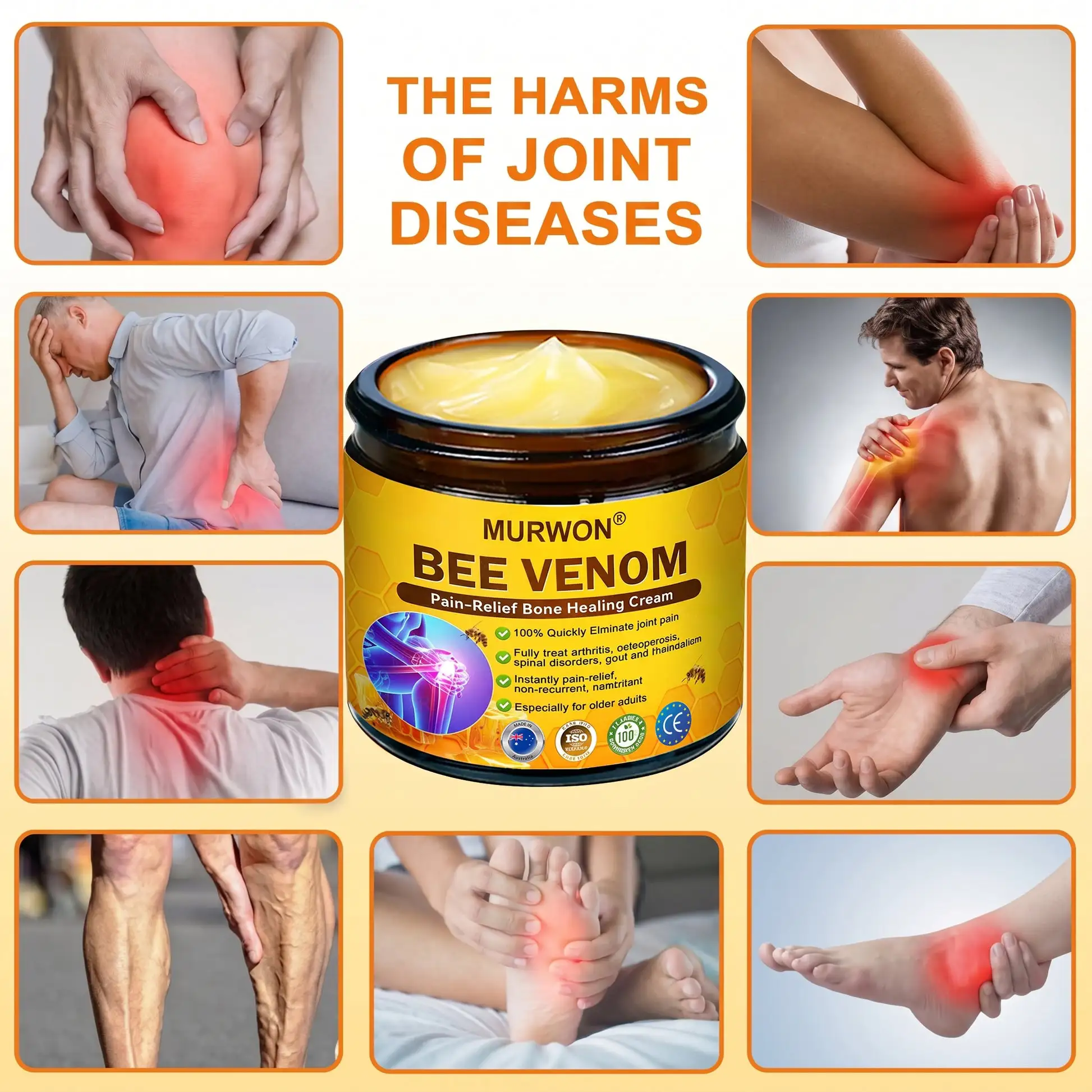 Bee Venom Pain-Relief Bone Healing Cream - Image 17