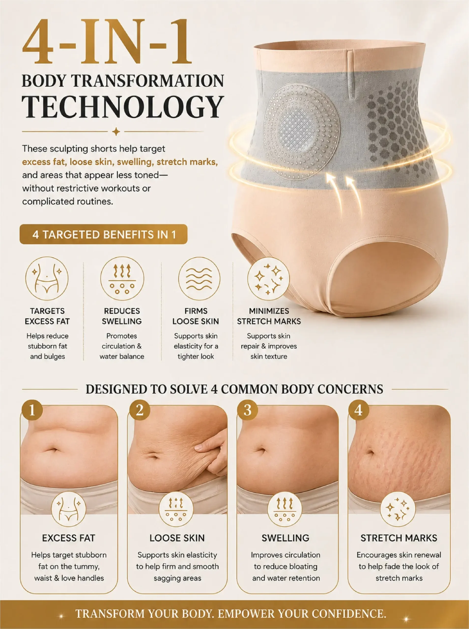 SilhouetteX Thermo Sculpting Shorts - Image 4
