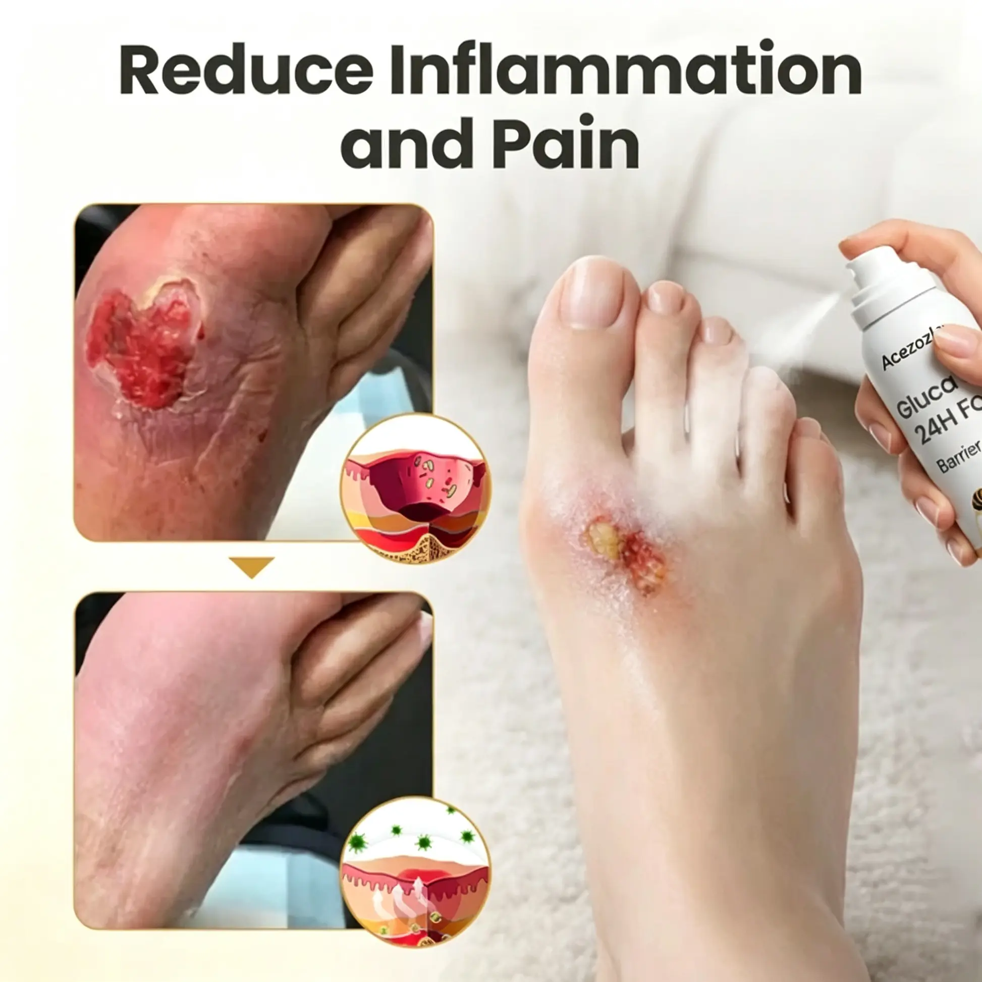 GlucaVeil 24H Foot Barrier Spray - Image 4