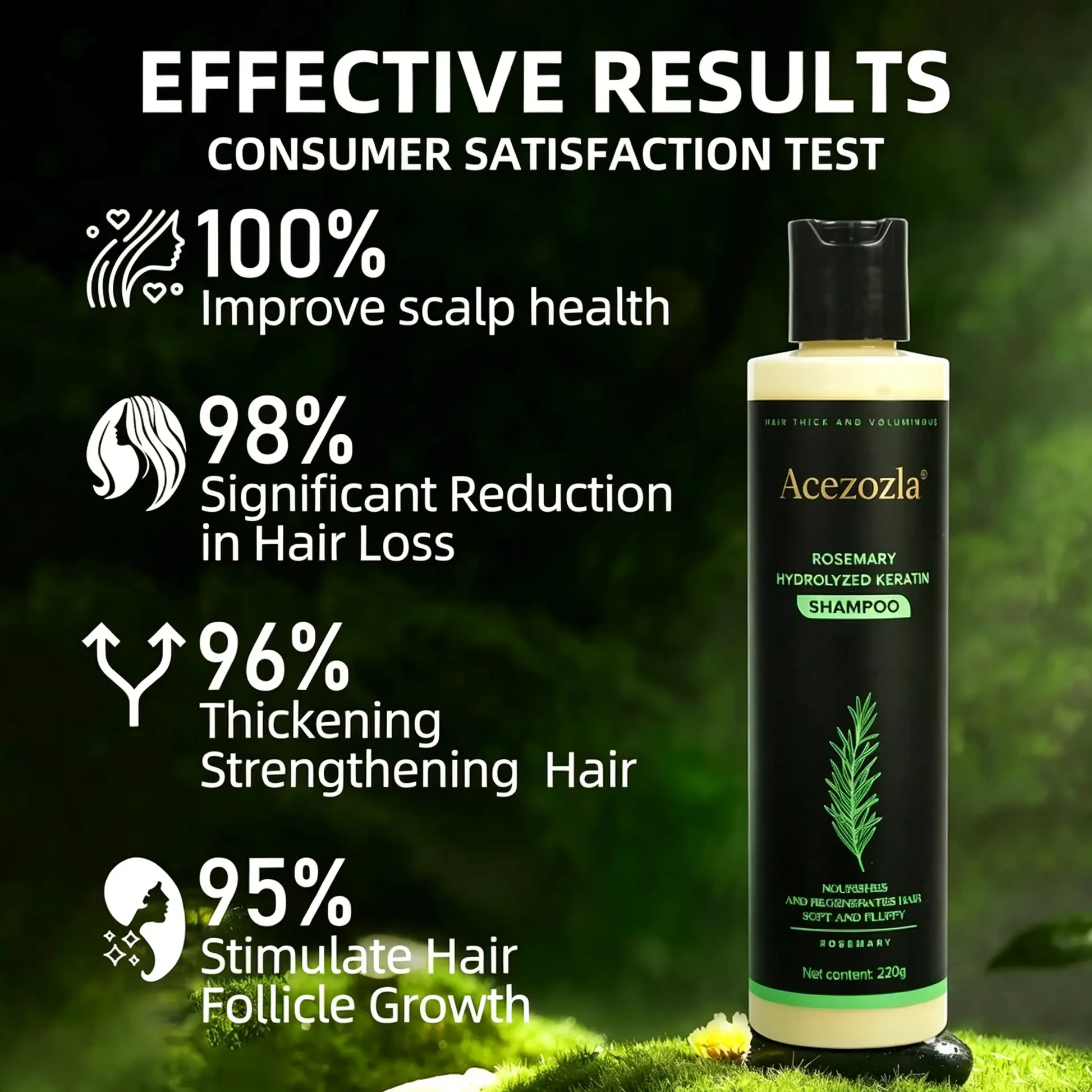 Rosemary Shampoo - Hair Growth & Anti-Dandruff Scalp Treatment - Image 2