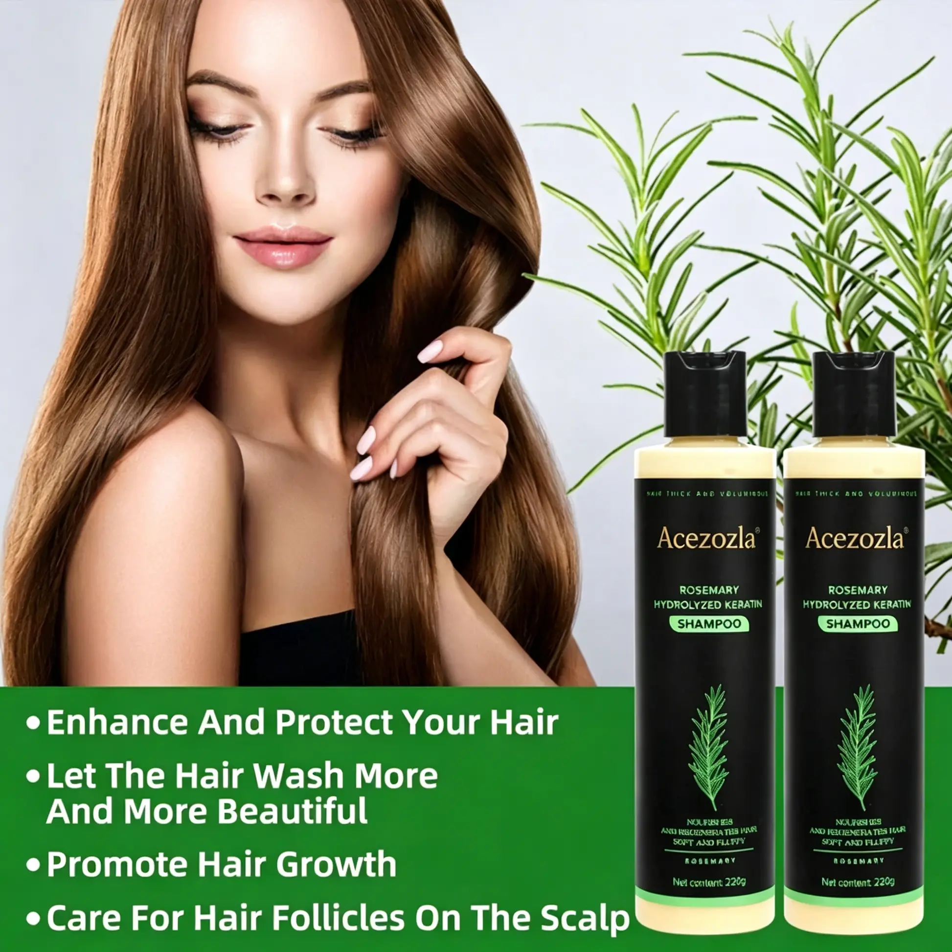 Rosemary Shampoo - Hair Growth & Anti-Dandruff Scalp Treatment - Image 7