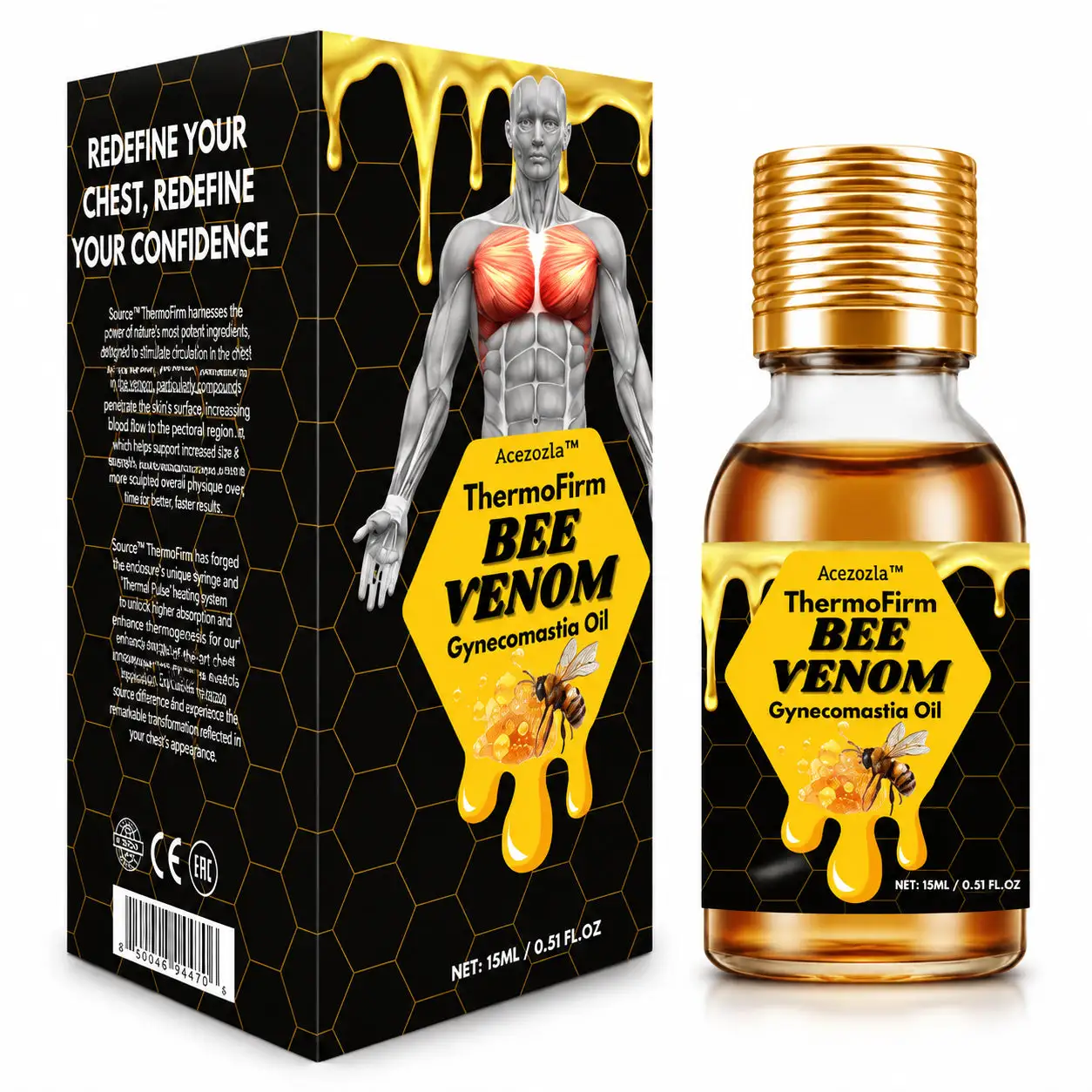 ThermoFirm Bee Venom Gynecomastia Oil