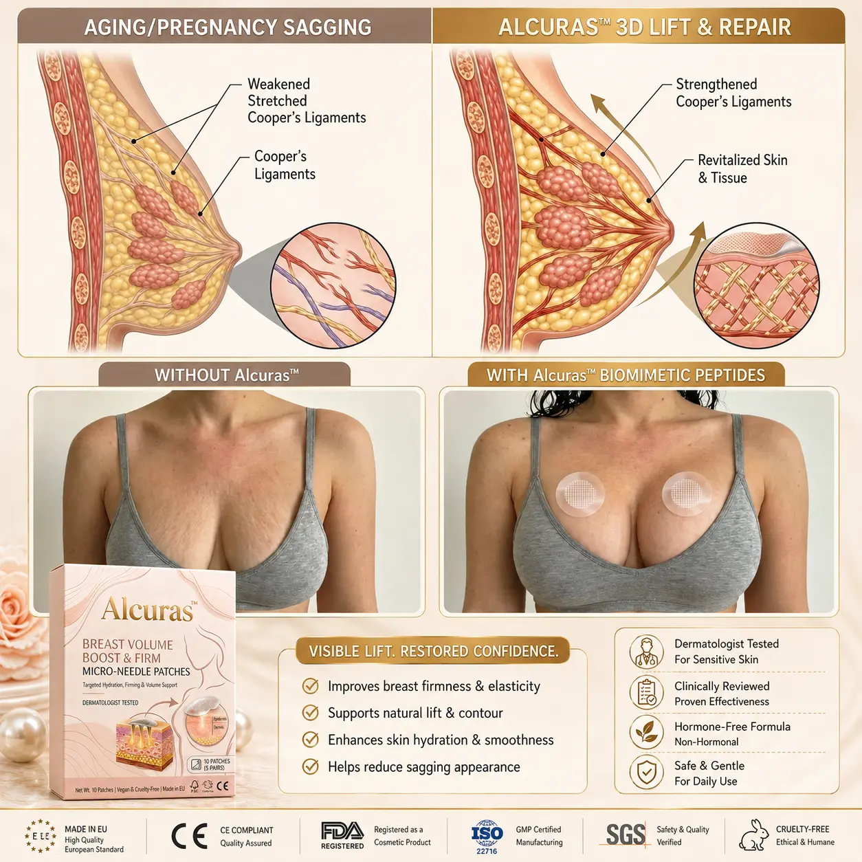 Nano-Microneedle Bust Lift Patches - Image 6