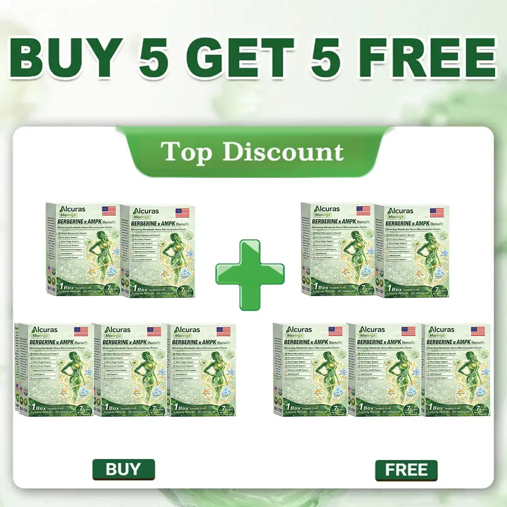 Moringa × Berberine × AMPK 8-Benefit Slimming & Metabolic Nano Microneedle Patch - Image 12