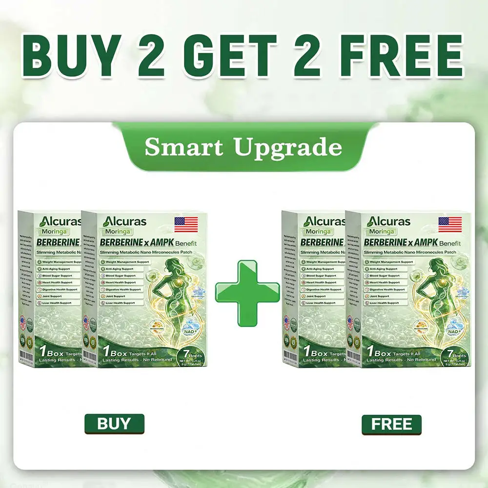 Moringa × Berberine × AMPK 8-Benefit Slimming & Metabolic Nano Microneedle Patch - Image 14