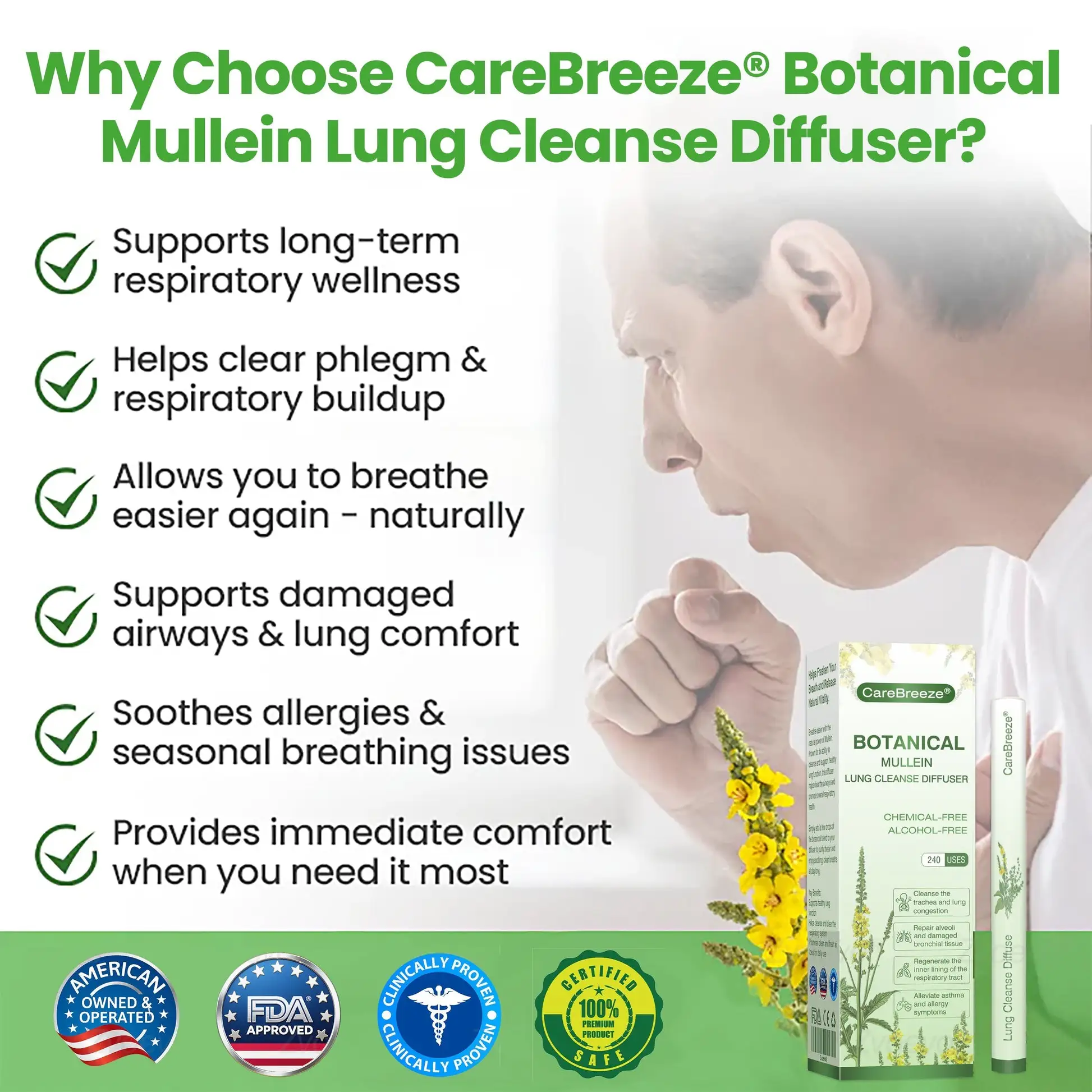 Botanical Mullein Lung Cleanse Diffuser - Image 3