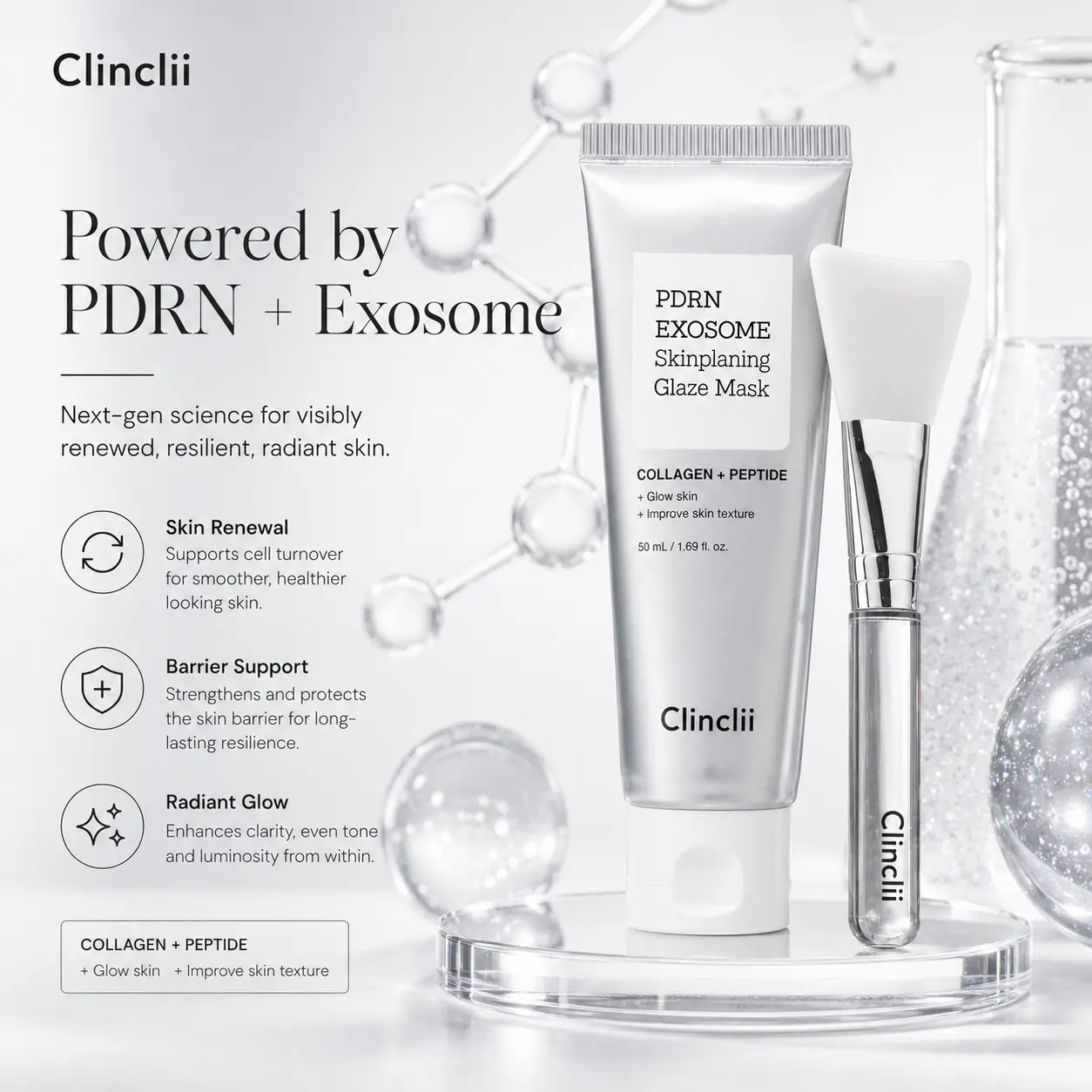 Clinclii PDRN Exosome Glaze Wrapping Mask - Image 7