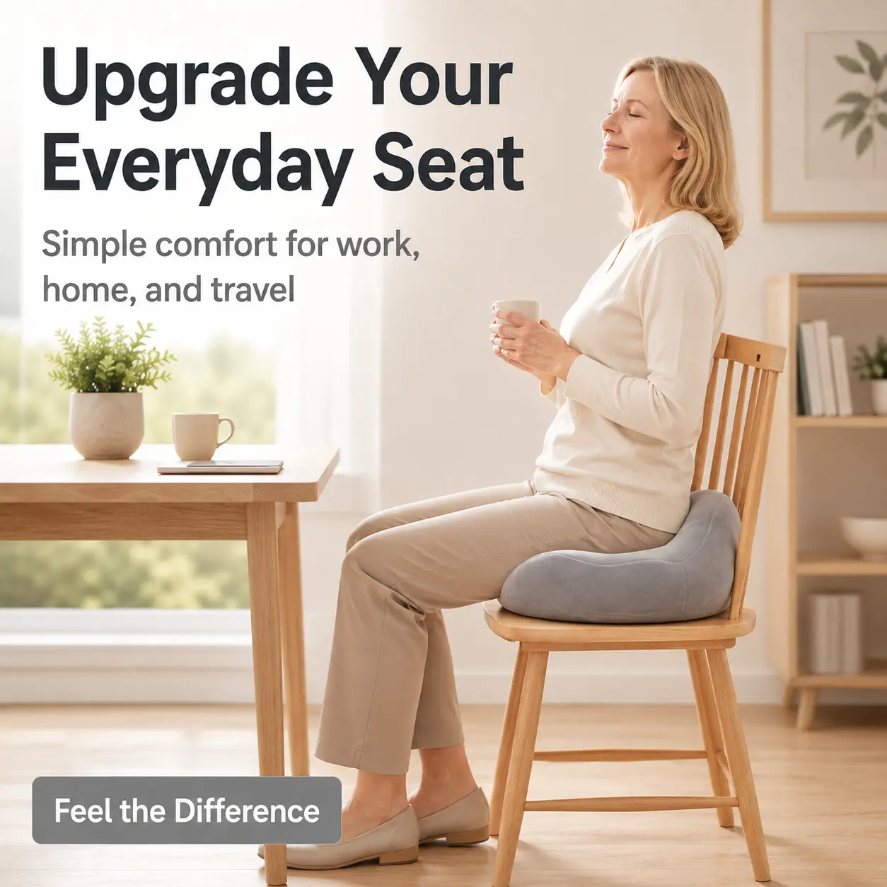 Long Sitting Beautiful Thighs Seat Cushion Office Thickened Version Home Sitting Cushion - Image 7