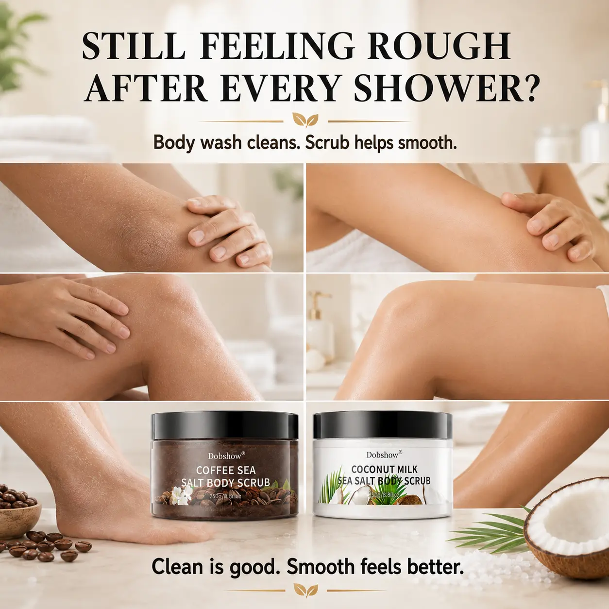 Sea Salt Body Scrub Duo - Image 2