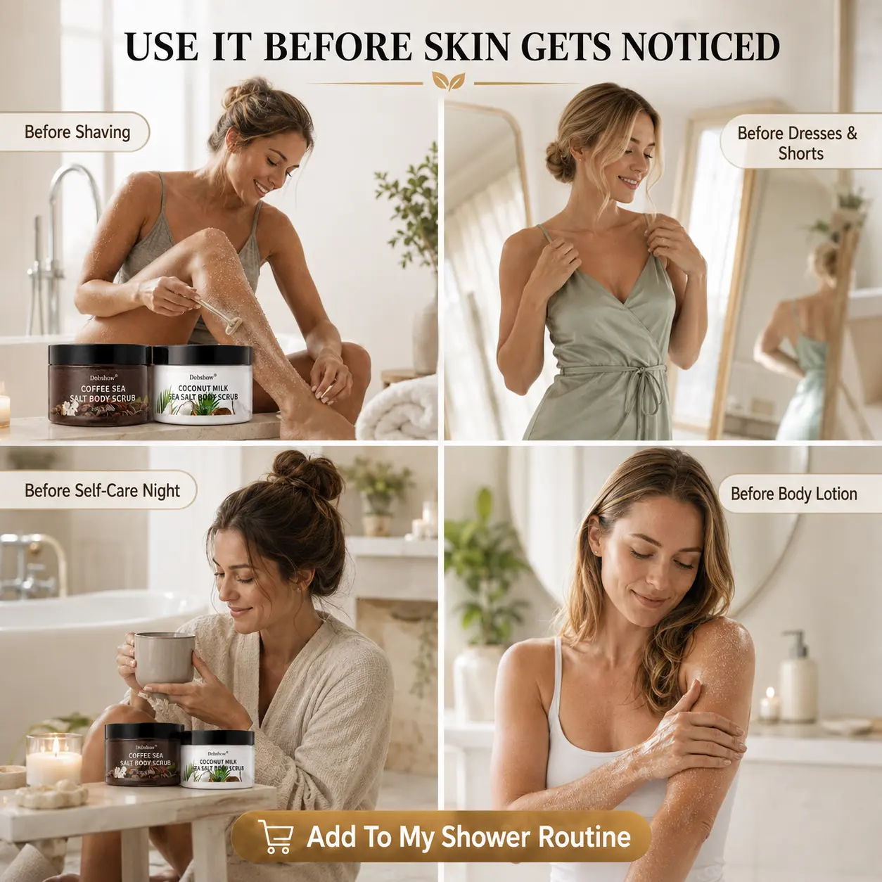 Sea Salt Body Scrub Duo - Image 5