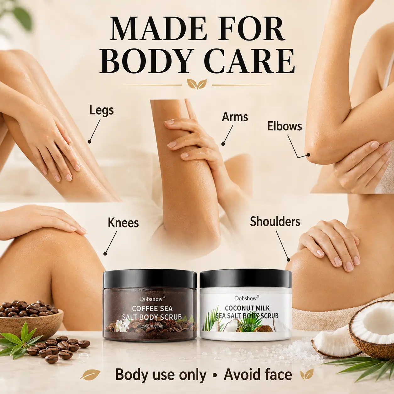 Sea Salt Body Scrub Duo - Image 6