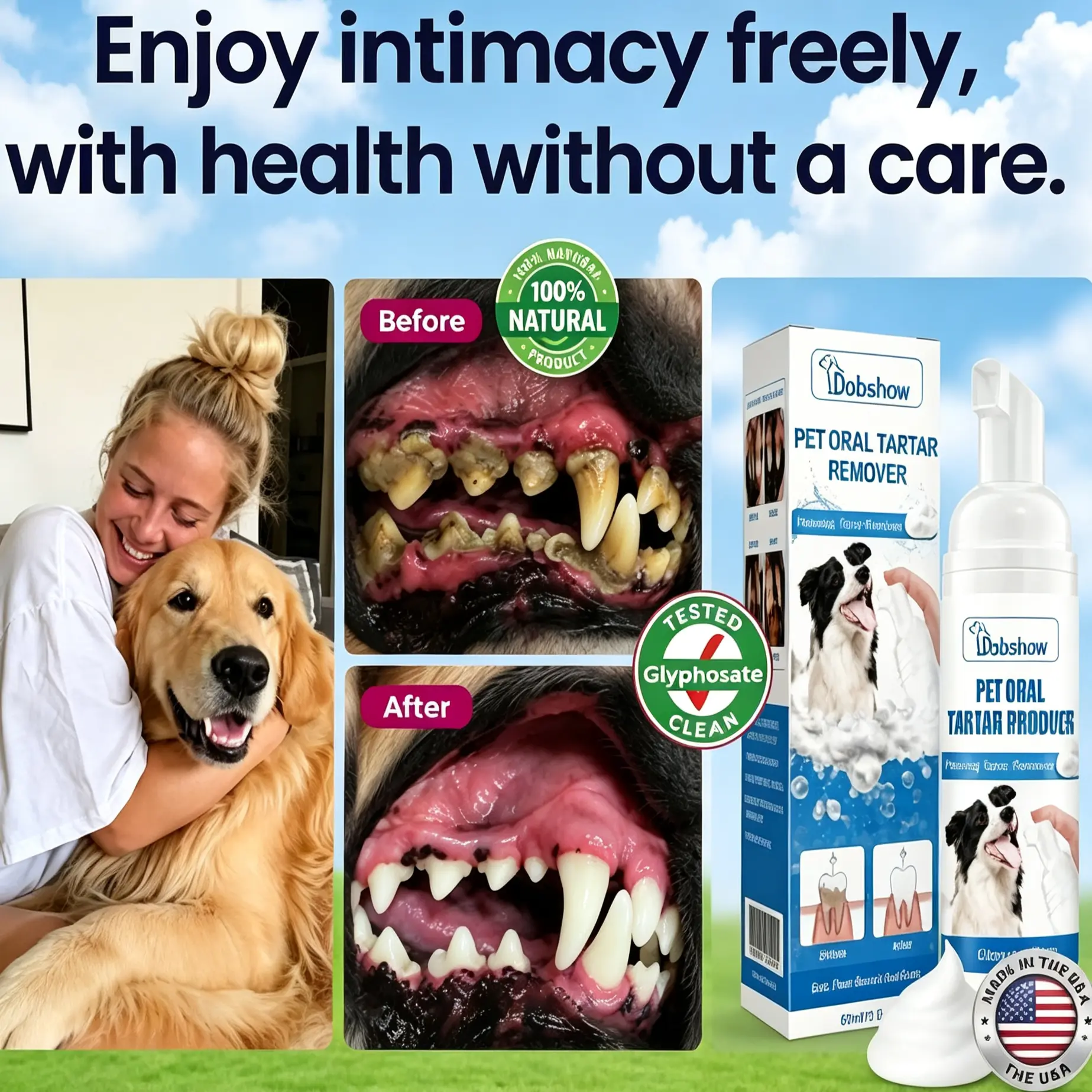 3-in-1 Pet Oral Care Spray-For Dogs &Cats of All Sizes - Image 3