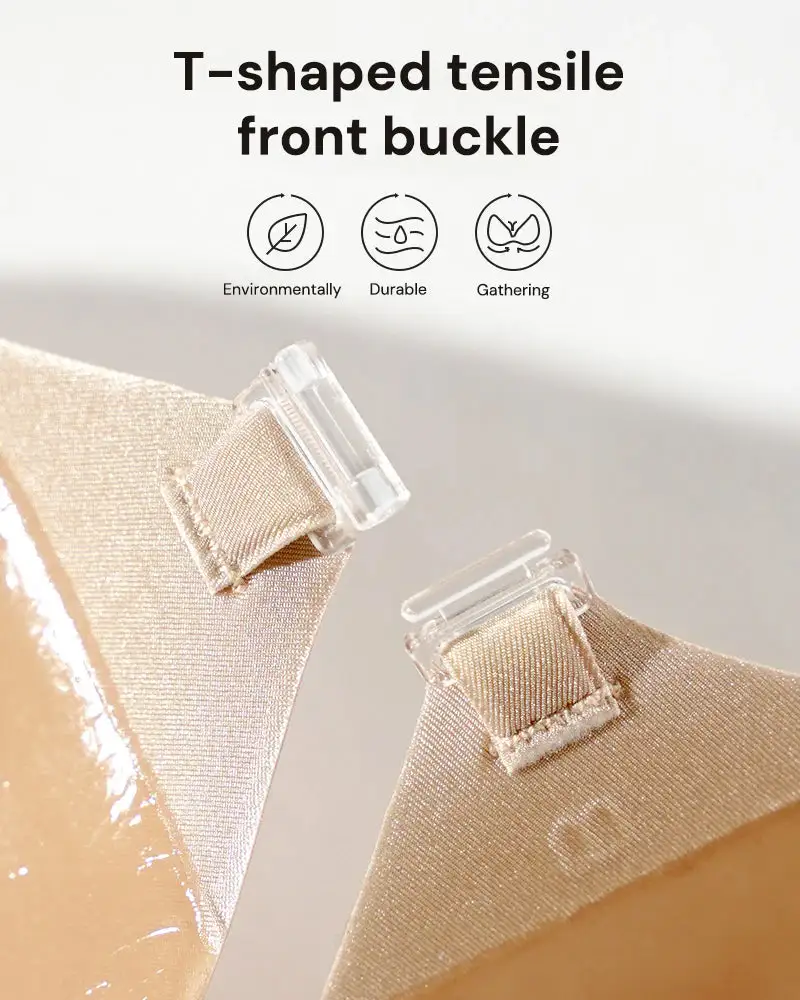 Front Closure Adhesive Invisible Push-Up Bra - Image 10