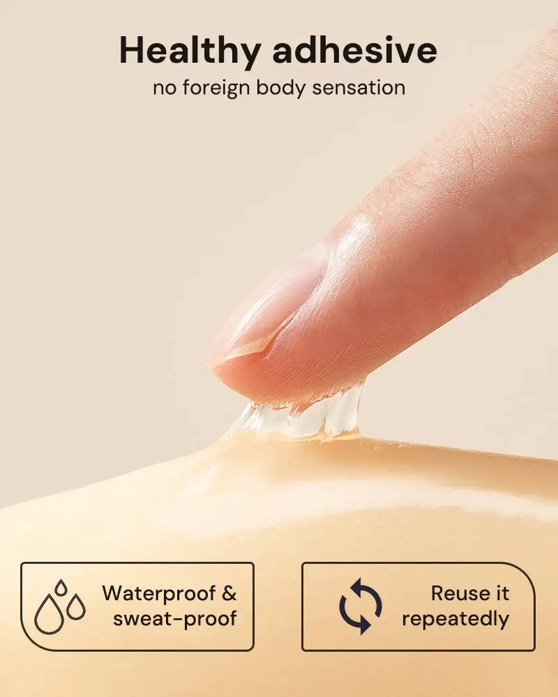 Front Closure Adhesive Invisible Push-Up Bra - Image 11