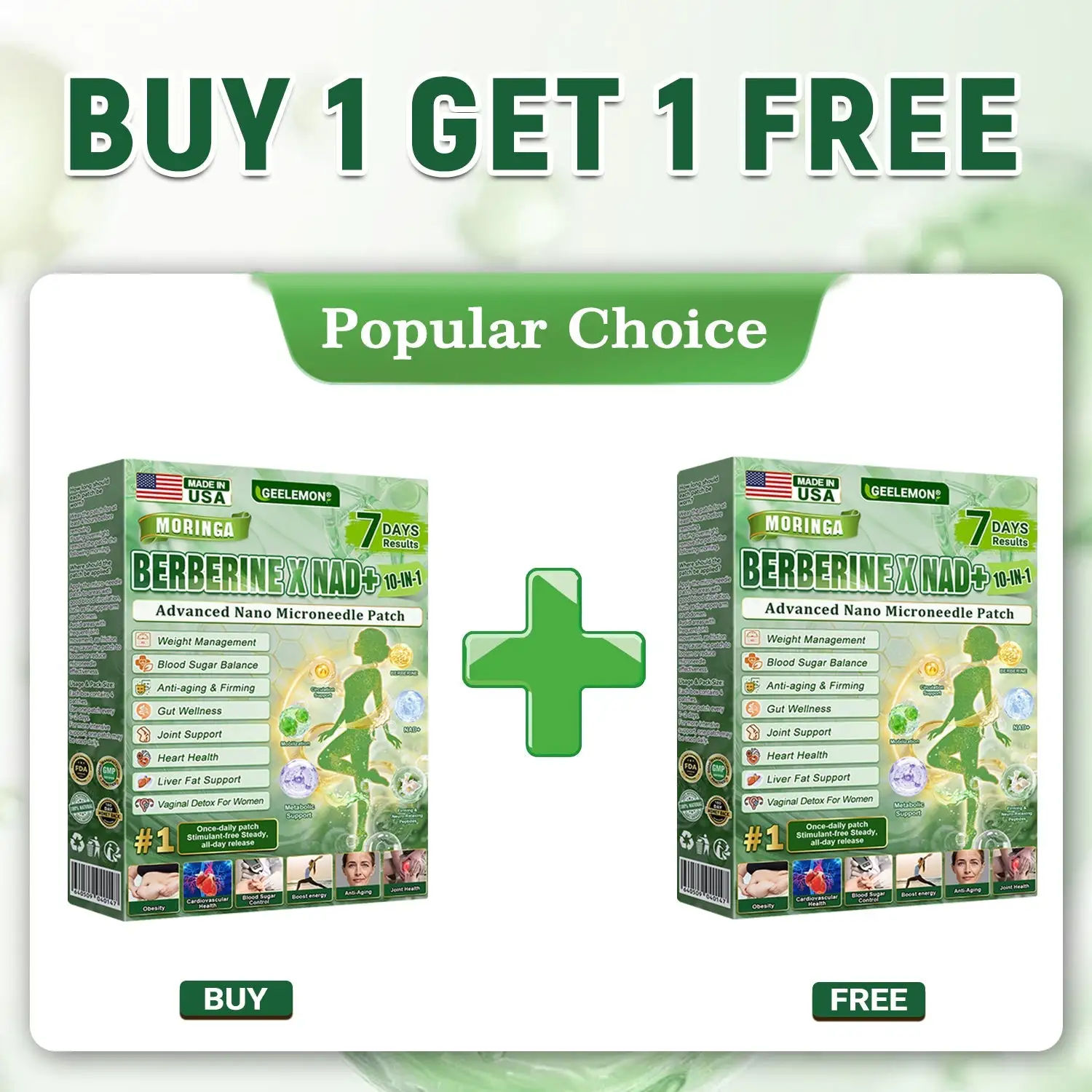 10-in-1 Weight Management Patch With Moringa - Berberine & NAD+ - Image 14