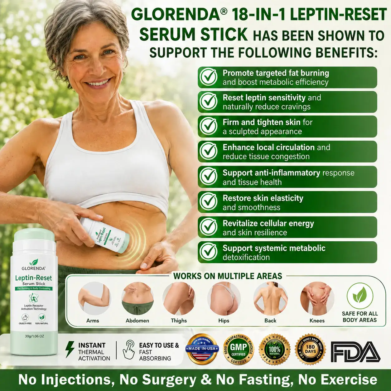 GLORENDA 18-in-1 Leptin-Reset Serum Stick - Image 7
