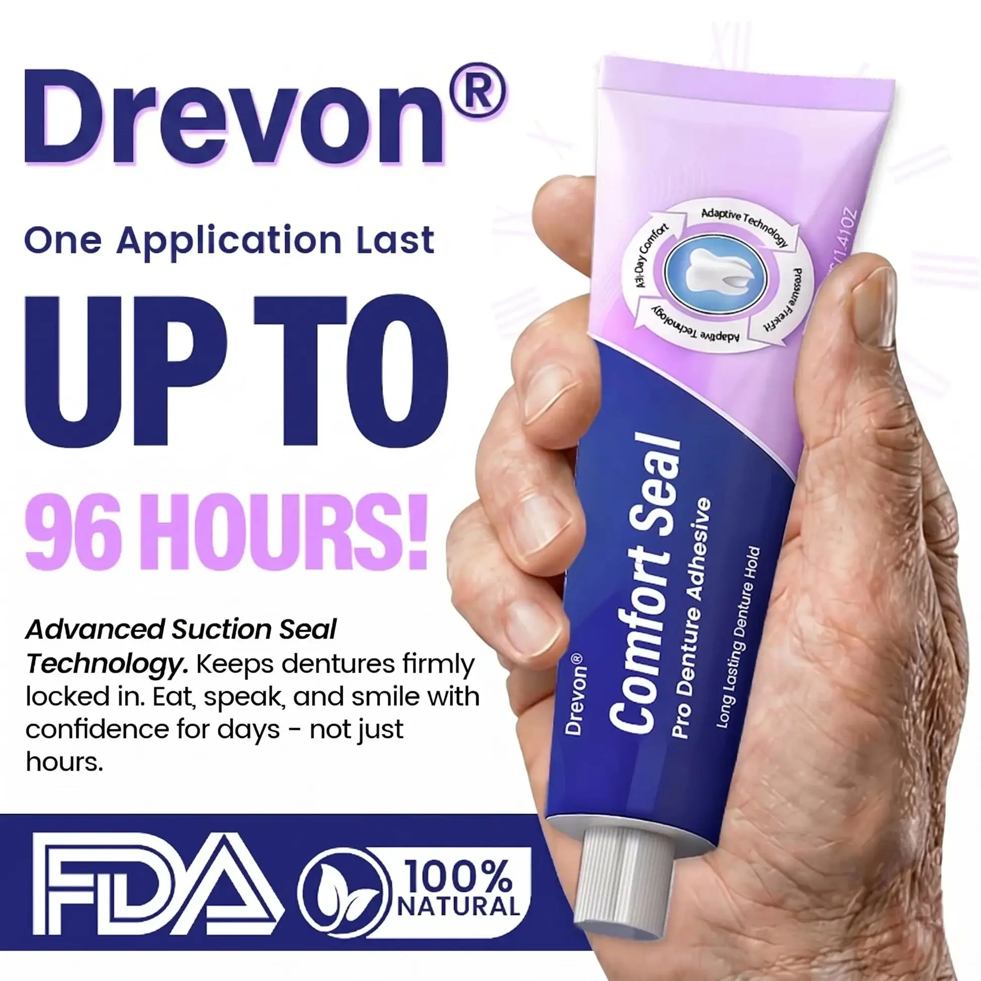 DeComfort Seal Pro Denture Adhesive - Image 4