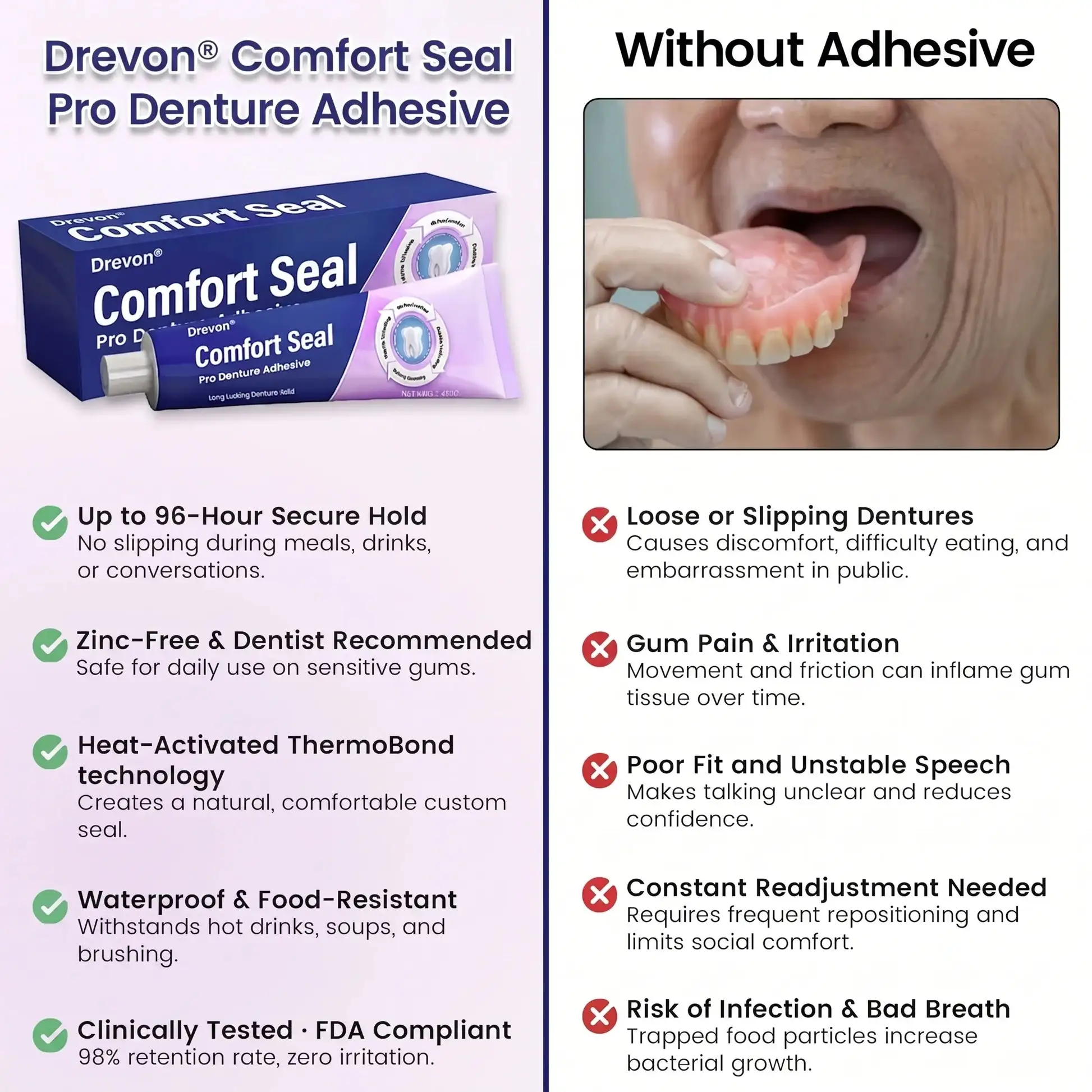 DeComfort Seal Pro Denture Adhesive - Image 6