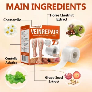Alternative view of VeinRepair Microneedle Patch Roll