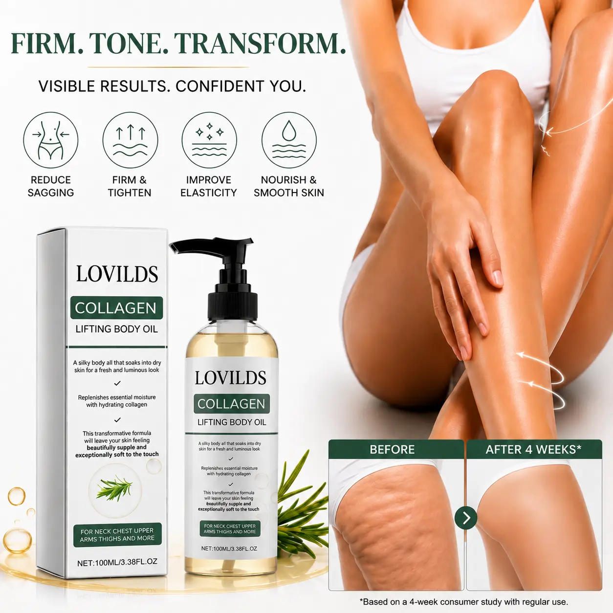 LOVILDS Collagen Lifting Body Oil
