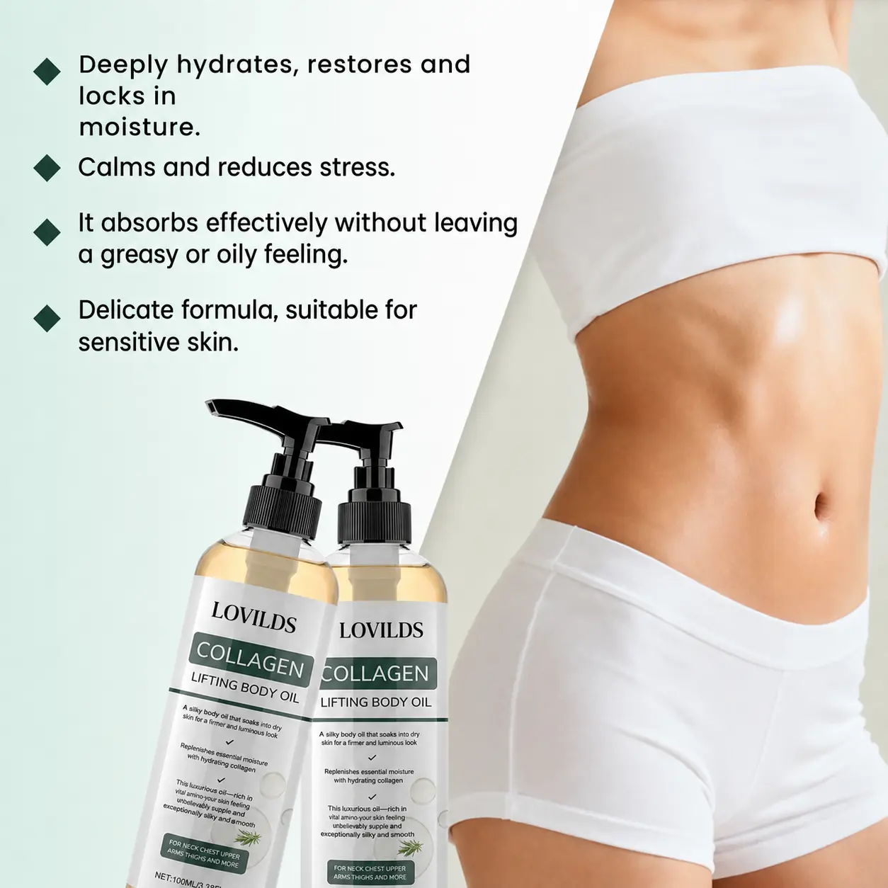 LOVILDS Collagen Lifting Body Oil - Image 2