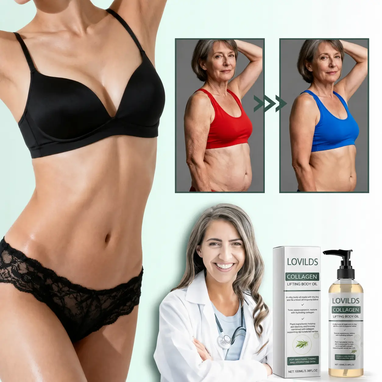 LOVILDS Collagen Lifting Body Oil - Image 6