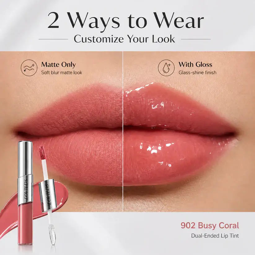 LOVILDS — Dual-Ended Liquid Lipstick with Velvet Matte Color and Gloss - Image 7