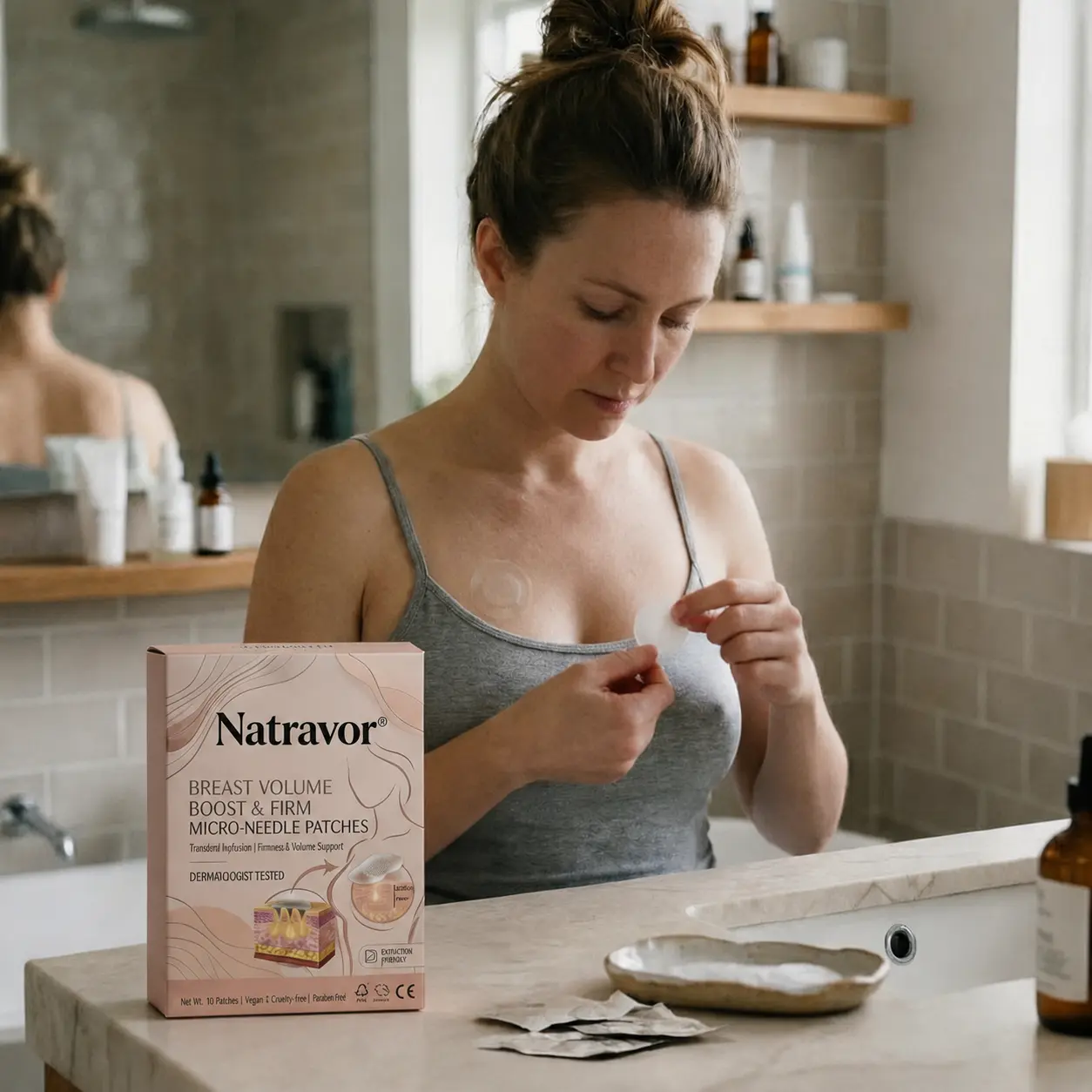 Natravor Targeted Breast Enhancement Advanced Nano-Microneedle Patches - Image 3
