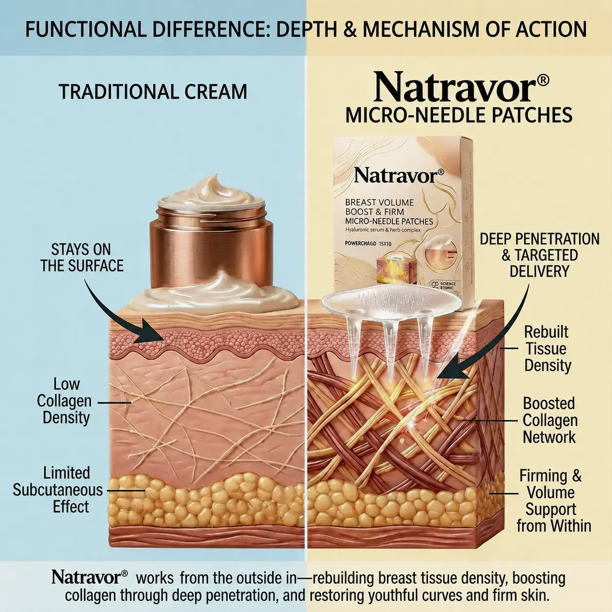 Natravor Targeted Breast Enhancement Advanced Nano-Microneedle Patches - Image 5