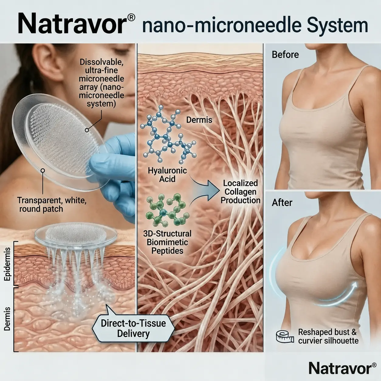 Natravor Targeted Breast Enhancement Advanced Nano-Microneedle Patches - Image 7