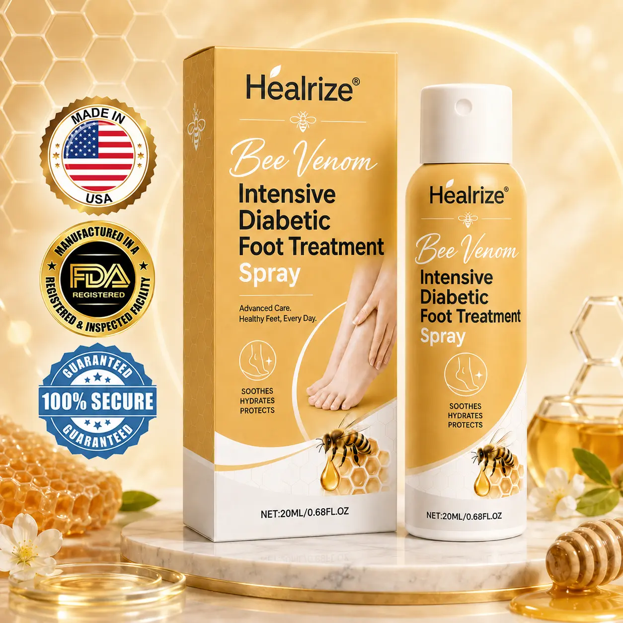 Bee Venom Intensive Diabetic Foot Treatment Spray
