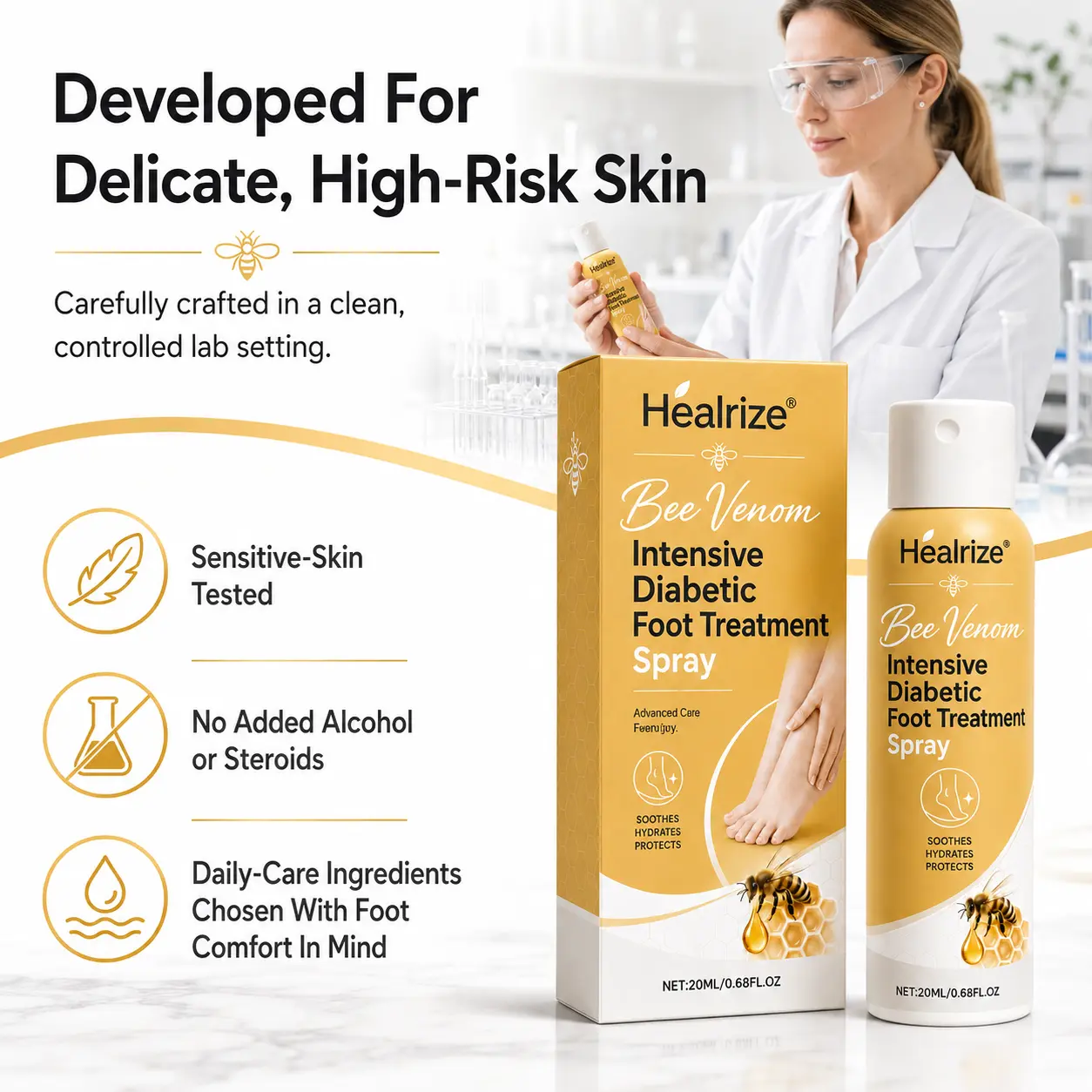Bee Venom Intensive Diabetic Foot Treatment Spray - Image 7