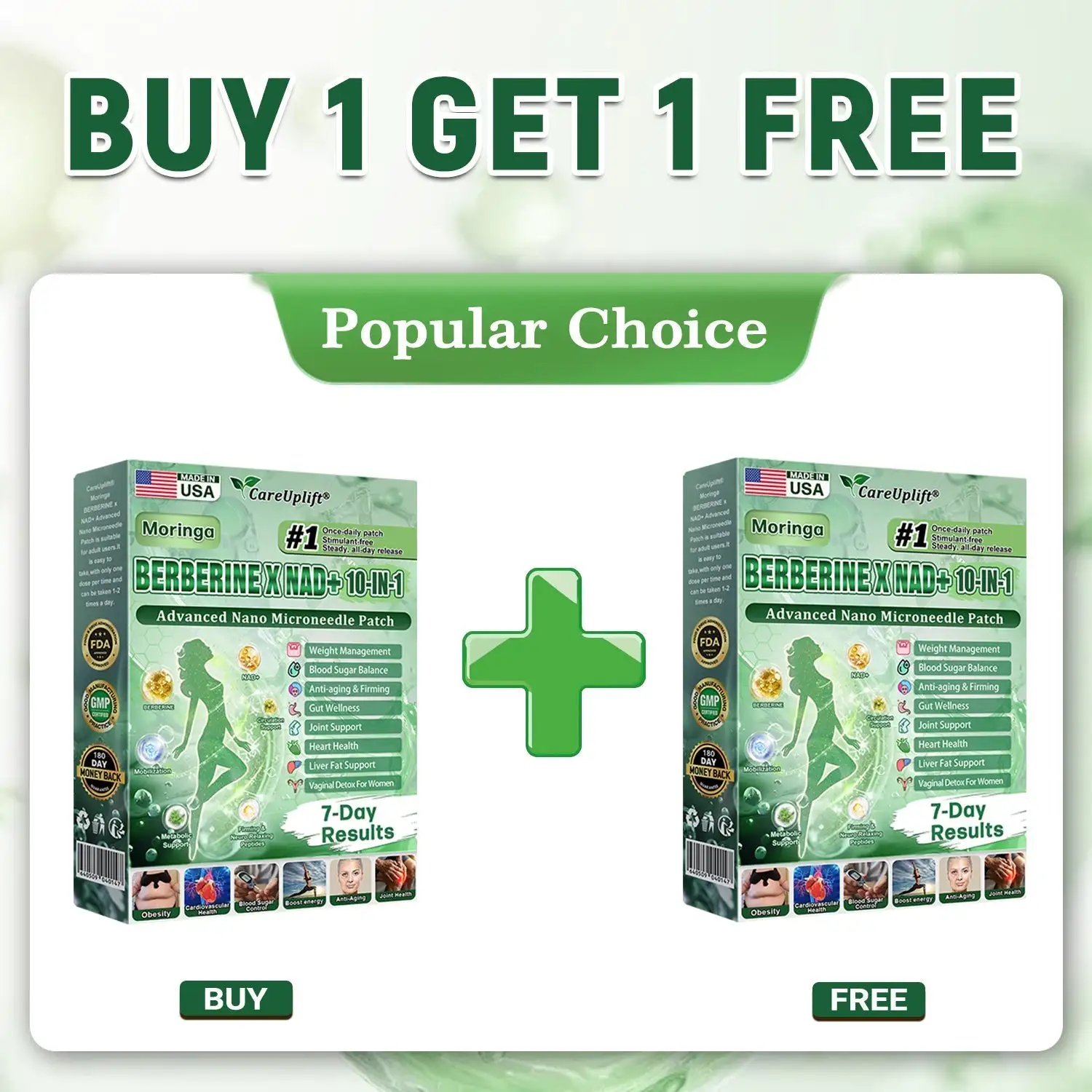 Moringa· Berberine ×NAD+ 10-in-1 Advanced Nano Microneedle Patch - Image 10