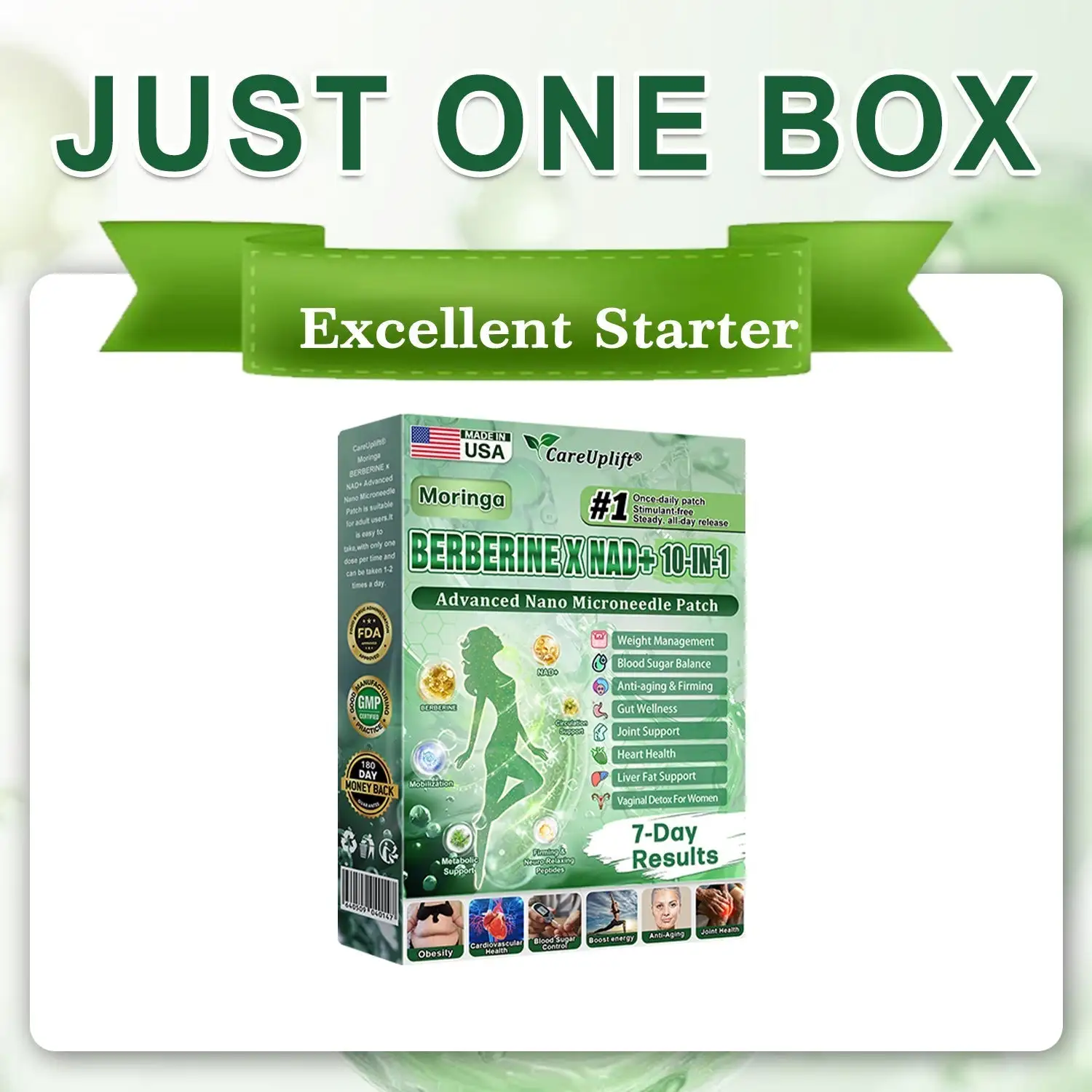 Moringa· Berberine ×NAD+ 10-in-1 Advanced Nano Microneedle Patch - Image 11