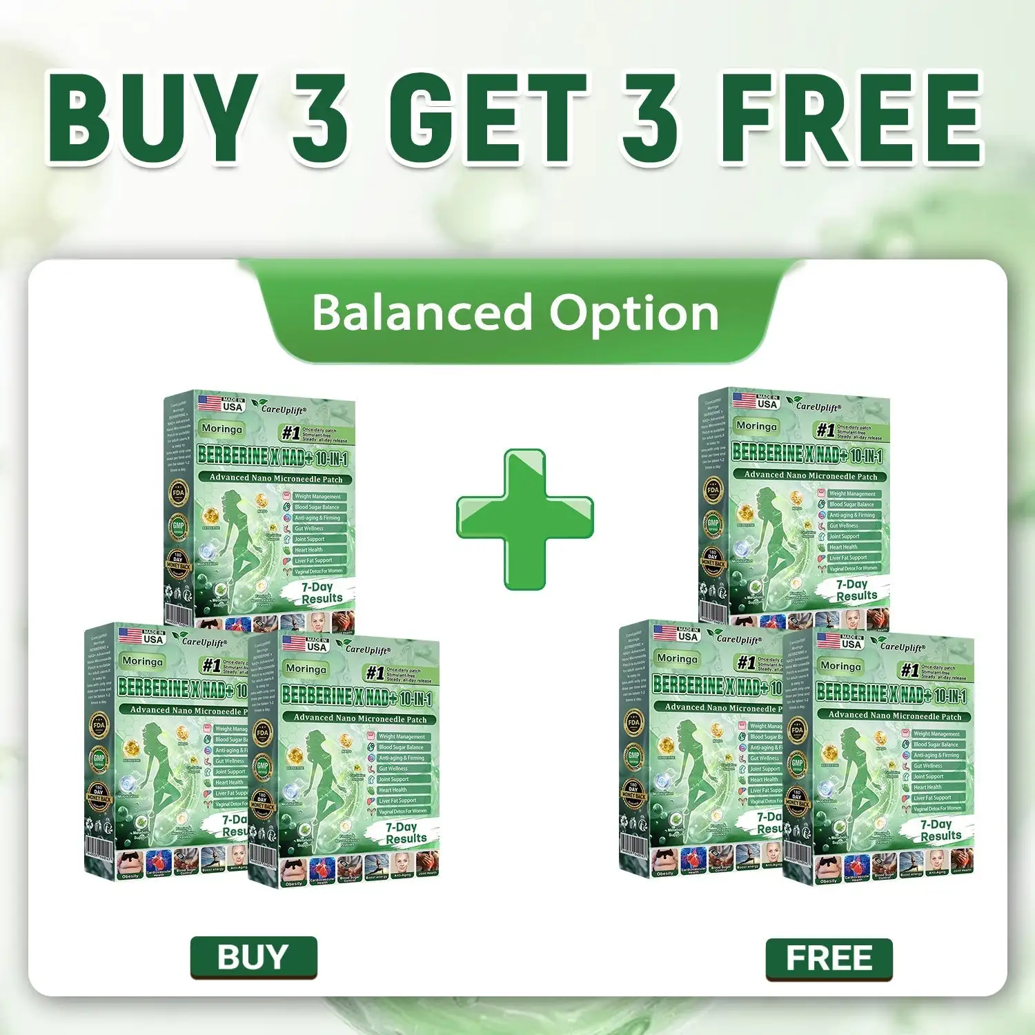 Moringa· Berberine ×NAD+ 10-in-1 Advanced Nano Microneedle Patch - Image 13